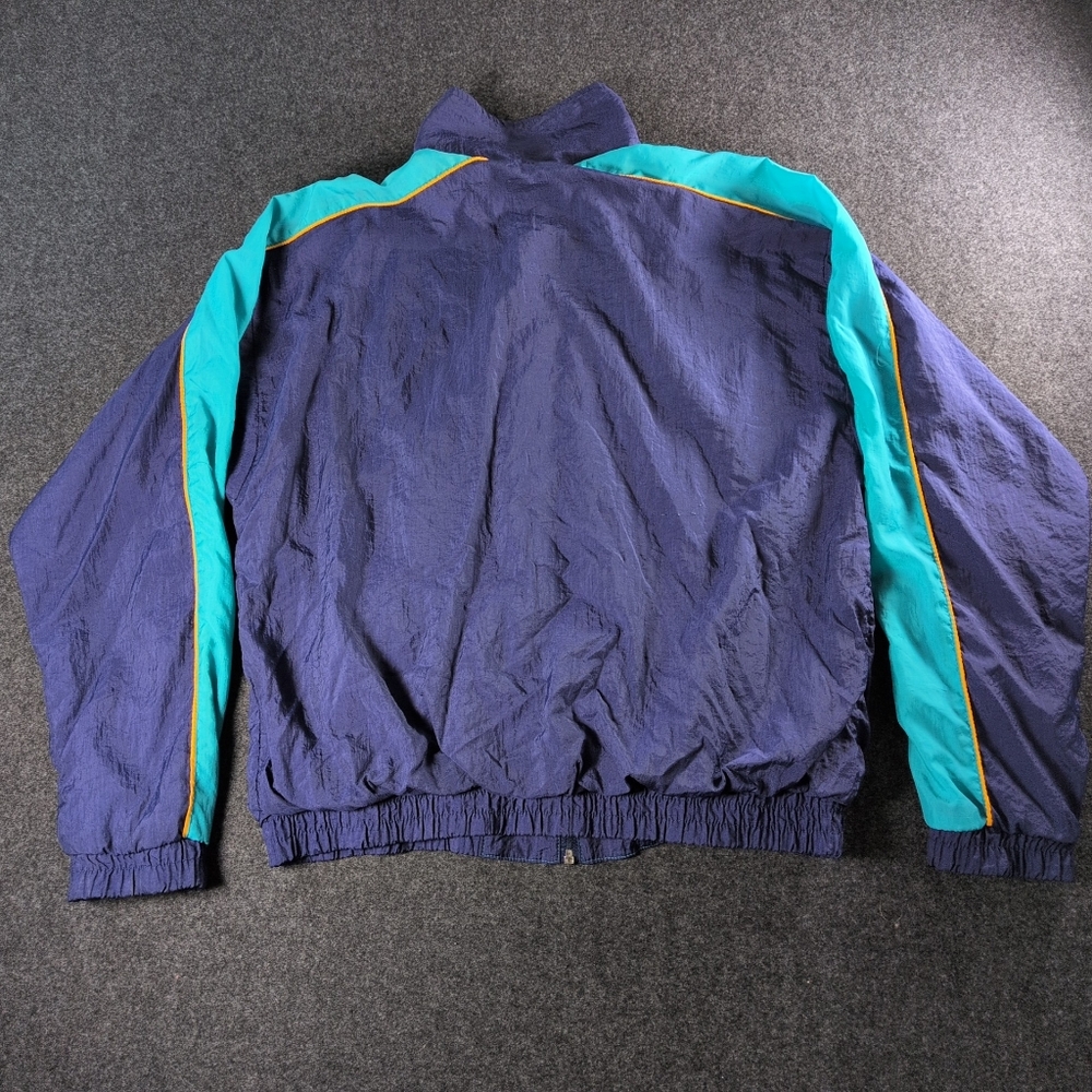 Vintage 90's Reebok Purple and Teal Track Jacket - Picture 6 of 8